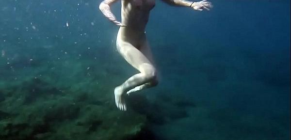  Tenerife underwater swimming hot ginger